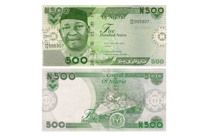 Los nuevos billetes de Nigeria que imprimirá la Casa de la Moneda