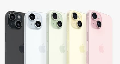 Los nuevos colores del iPhone 15