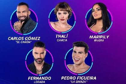 Los nuevos nominados de La casa de los famosos