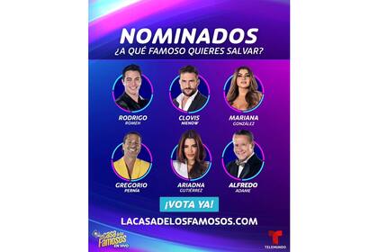 Los nuevos nominados en La casa de los famosos