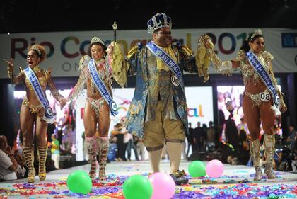 Los nuevos Rey y Reina del próximo Carnaval de Río 2013