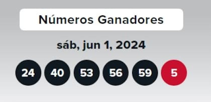 Los números ganadores de Double Play del sábado 1° de junio