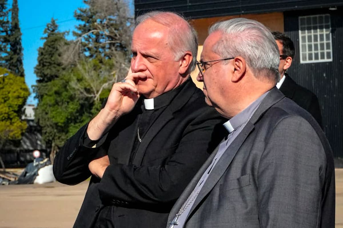 Los obispos Rossi y Colombo, en la visita de los delegados del Papa León a Córdoba