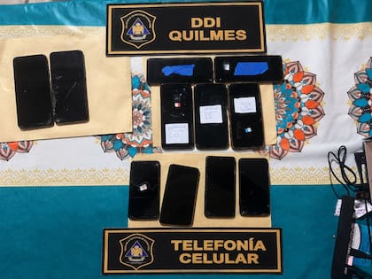 Los objetos secuestrados en el allanamiento