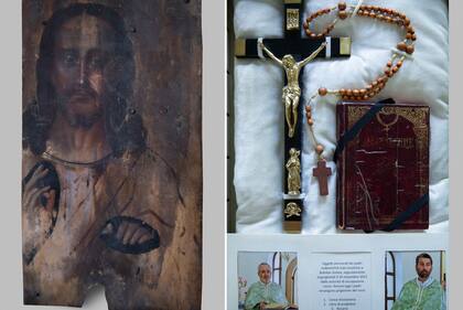 Los obsequios de los obispos ucranianos al Papa / Fuente: Secretaría de Su Beatitud Sviatolsav Shevchuk en Roma