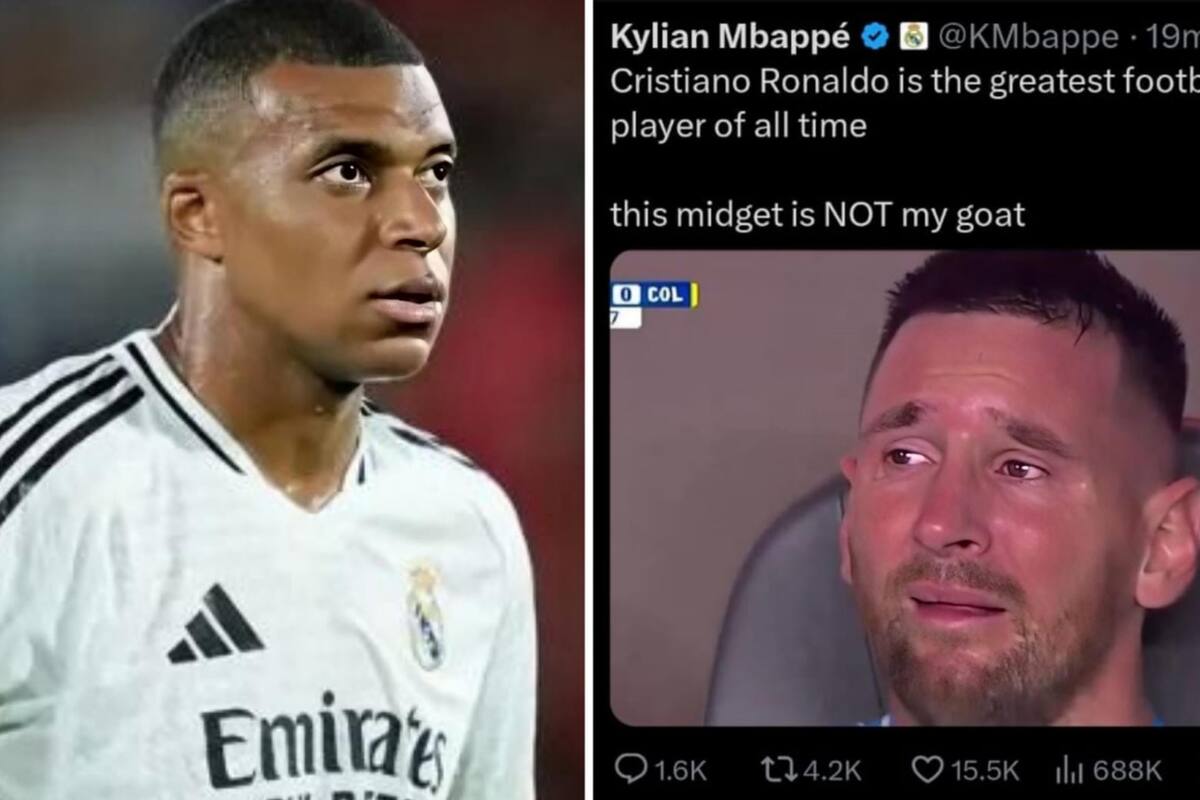 Los ofensivos mensajes publicados en la cuenta oficial de Mbappé tras un hackeo