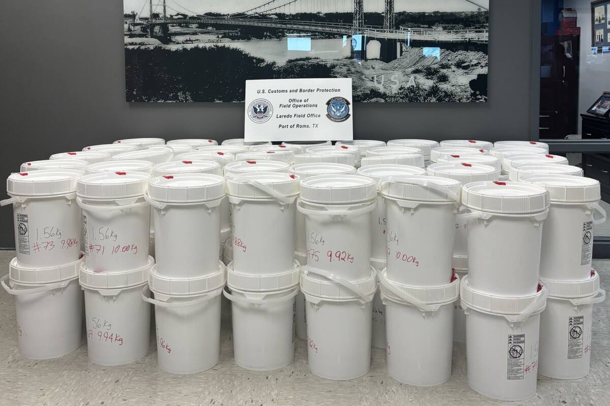 Los oficiales de la CBP incautaron la carga ilegal en el puente internacional de Roma, en Texas