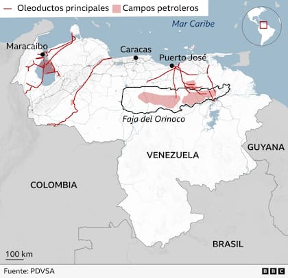 Los oleoductos principales