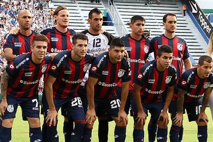 Los once del Ciclón, campeones en Liniers