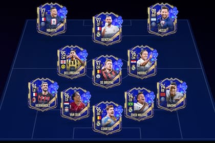 Los once elegidos para el equipo del año según el FIFA 23