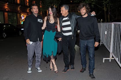 Los Ortega sean unidos e infaltables en la celebración de García. Sebastián, su novia Carla Moure, Palito y Luis.