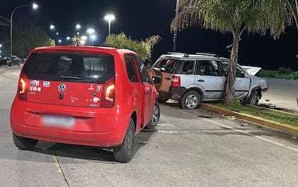 Los otros dos autos involucrados en el choque múltiple
