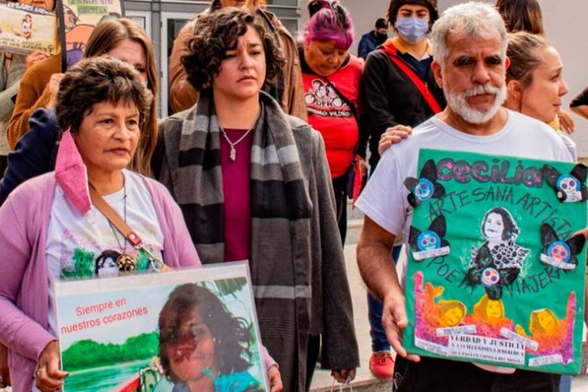 Los padres de Cecilia y movimientos feministas pidieron justicia.