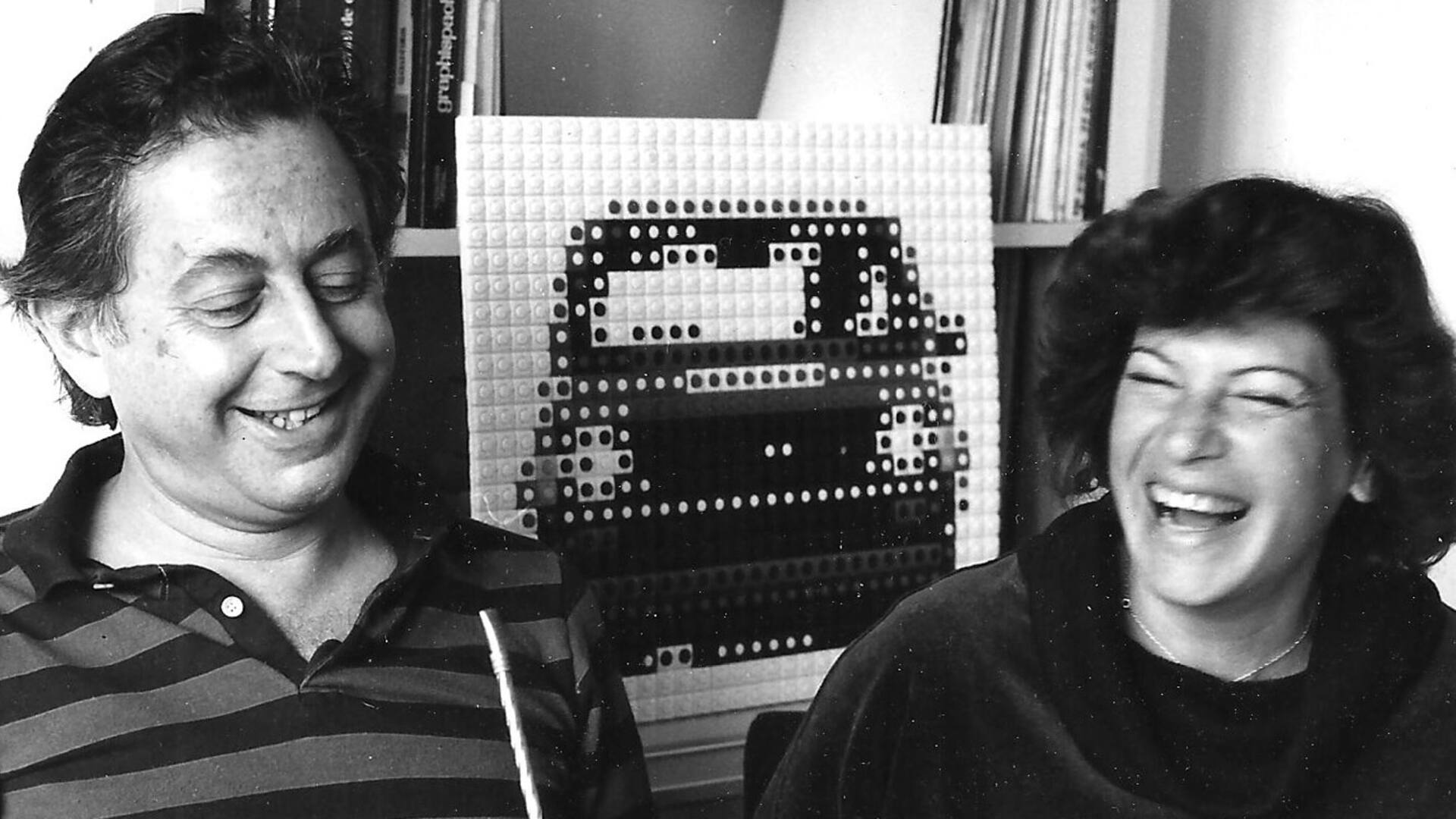 Marilyn. Diferentes íconos de los 60 fueron llevados a esta técnica; también hicieron un diseño de Marta Minujín