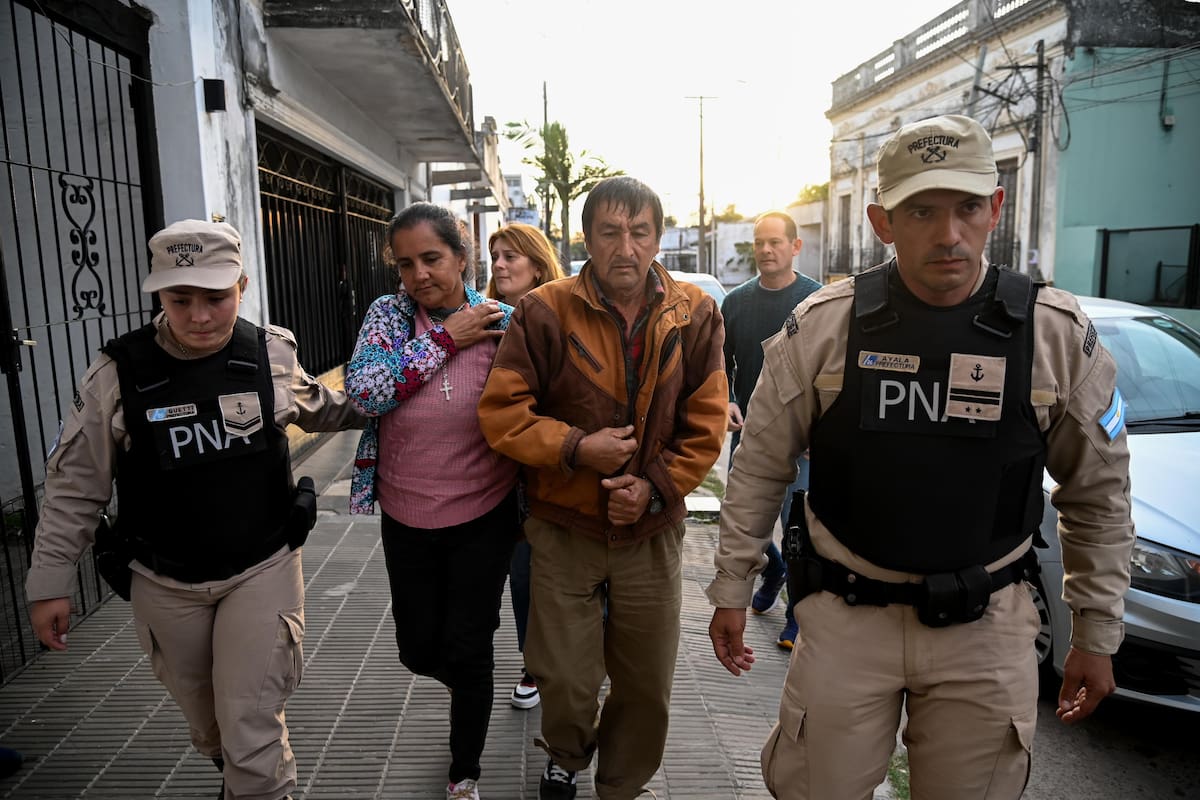 Los padres de Loan, José y María, cuando fueron a declarar como testigos ante el fiscal federal