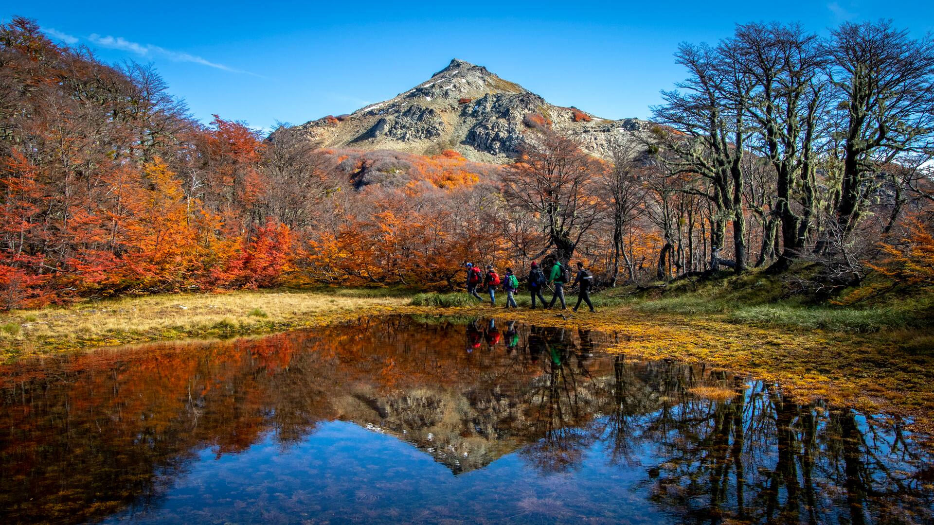 Los paisajes de San Marín de los Andes teñidos de ocres, naranjas y rojos, típicos del otoño
