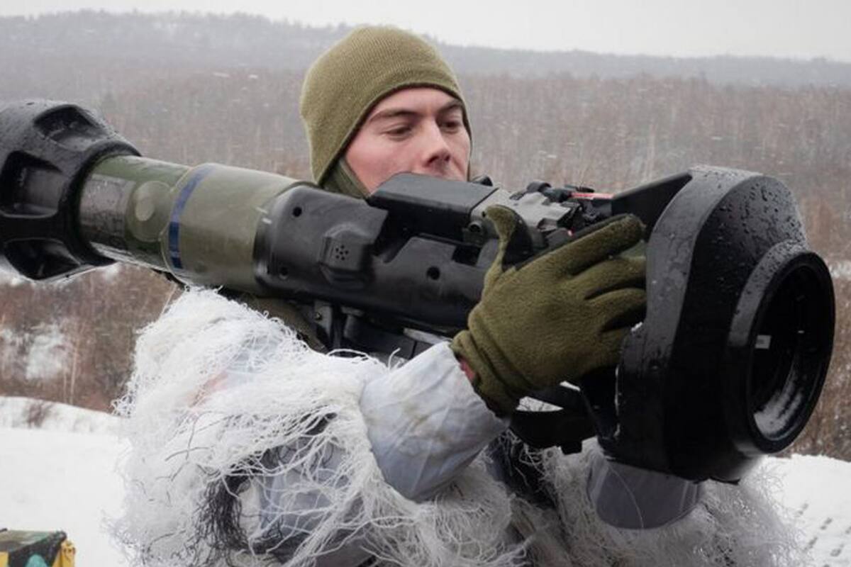 Los países de la OTAN han facilitado a Ucrania armamento sofisticado como este sistema antitanque.