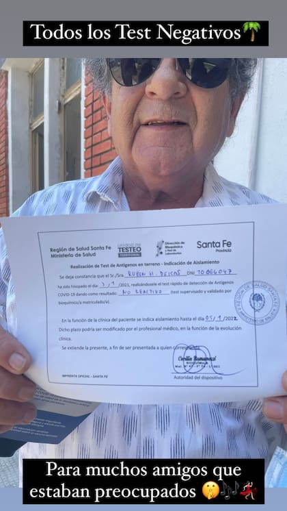 Los Palmeras confirmaron que no tienen coronavirus