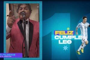 Los Palmeras reversionaron su hit "Soy Sabalero", en homenaje al cumpleaños de Messi