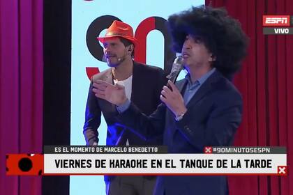 Los panelistas de 90 Minutos compitieron de un divertido karaoke y el público eligió fue el jurado del certamen de canto