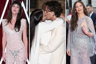 Del osado look de Dakota Johnson al casamiento de Dove Cameron y el cantante Damiano David en Italia