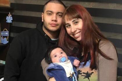 Los papás de Giovanni, el bebé protagonista del video viral. Patricio y Agustina ( Fuente: Agustina Fabrizzi)