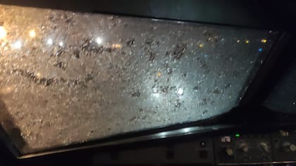Los parabrisas, después de la turbulencia