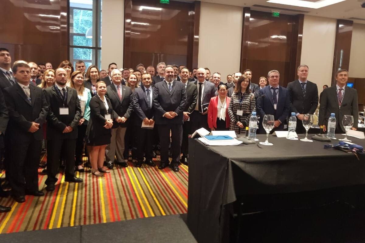 Los participantes del taller sobre prevención del terrorismo y el crimen organizado transnacional en la Triple Frontera