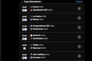 Los partidos de la Copa Libertadores de este miércoles 6 de mayo