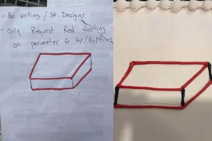 Los pasteleros en una cadena de supermercados de EE.UU. siguieron las instrucciones demasiado al pie de la letra