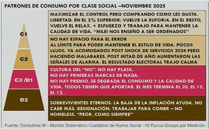 Los "patrones de consumo", según la consultora W