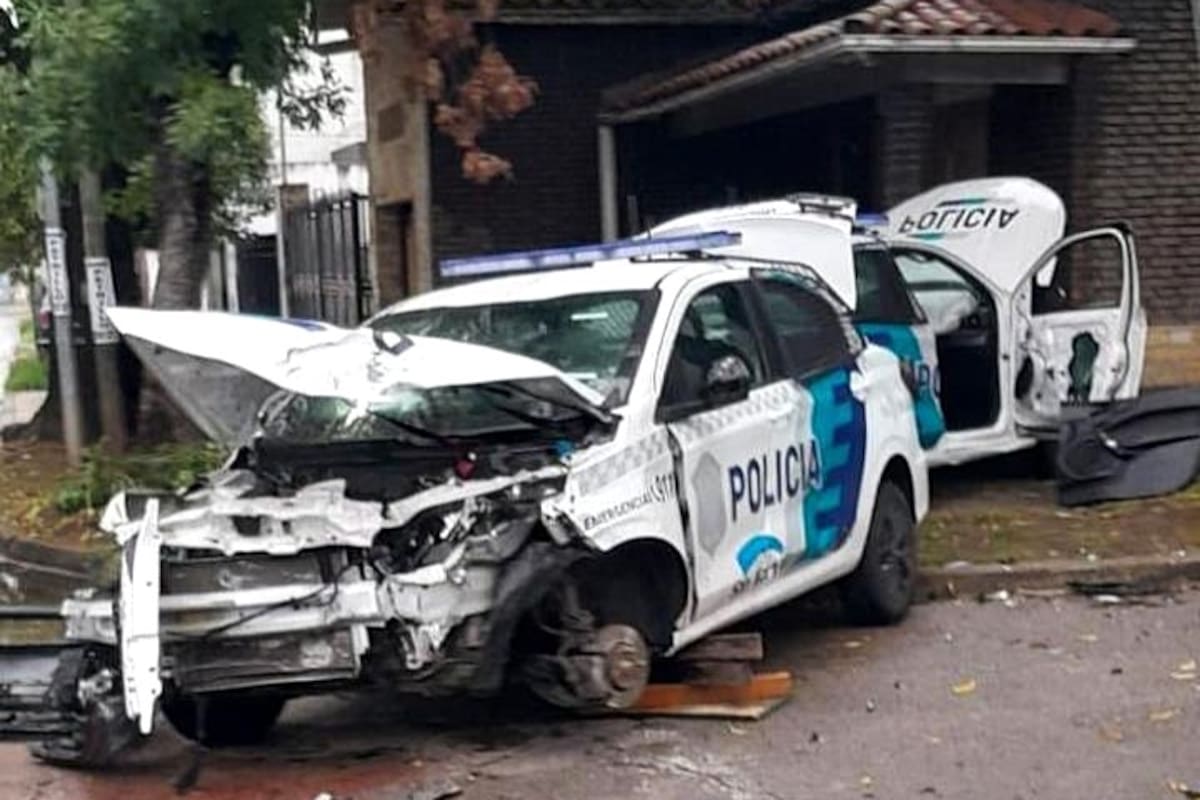 Los patrulleros que chocaron en José León Suárez