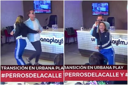 Los periodistas bailaron al ritmo de la cumbia en el estudio Urbana Play (Foto: captura de video)