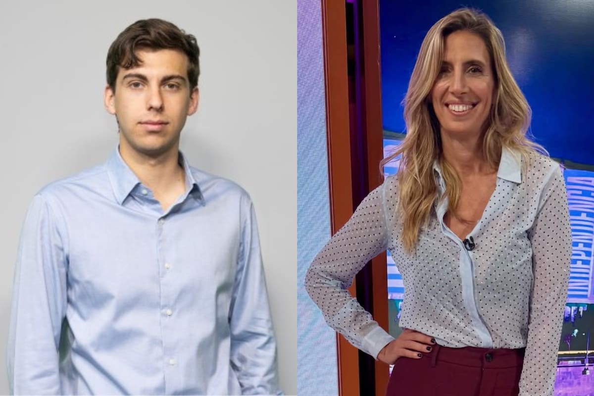 Los periodistas Luciana Geuna e Ignacio Salerno