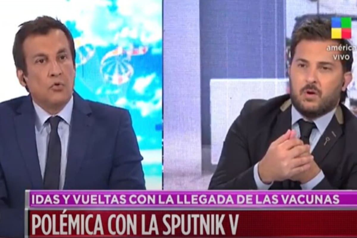 Los periodistas Paulo Vilouta y Diego Brancatelli volvieron a discutir al aire, esta vez por las vacunas