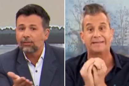 Los periodistas Santiago do Rego y Matías Bertolotti