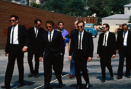 Los perros en pleno en una de las escenas más recordadas del film
