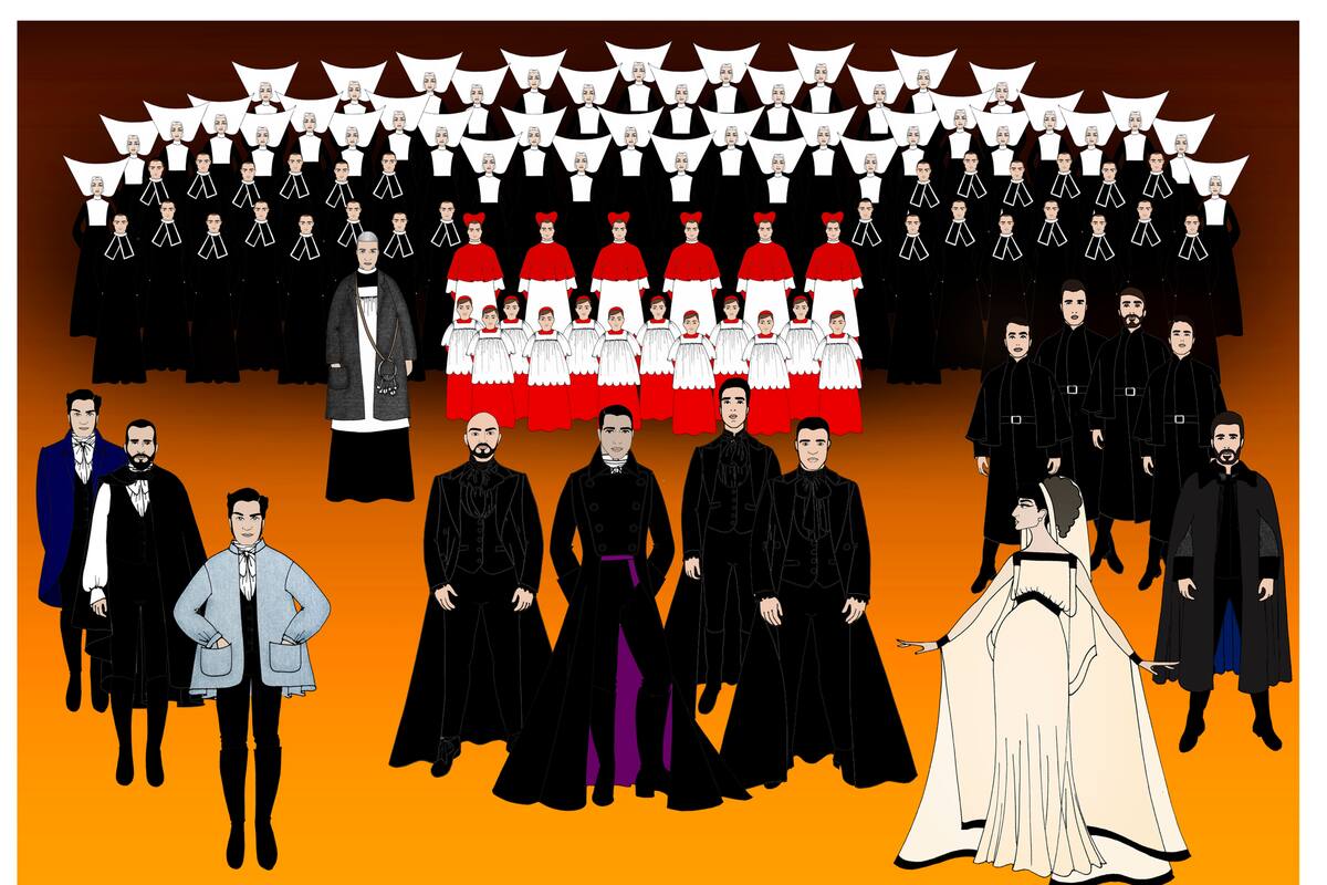 Los personajes de Tosca en la mano de Pablo Ramírez