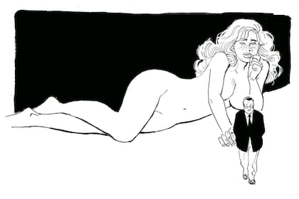 "Los personajes femeninos que he dibujado eran mujeres muy inteligentes", explica.