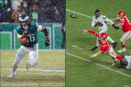 Los Philadelphia Eagles y los Kansas City Chiefs se verán las caras en la gran final (Archivo)