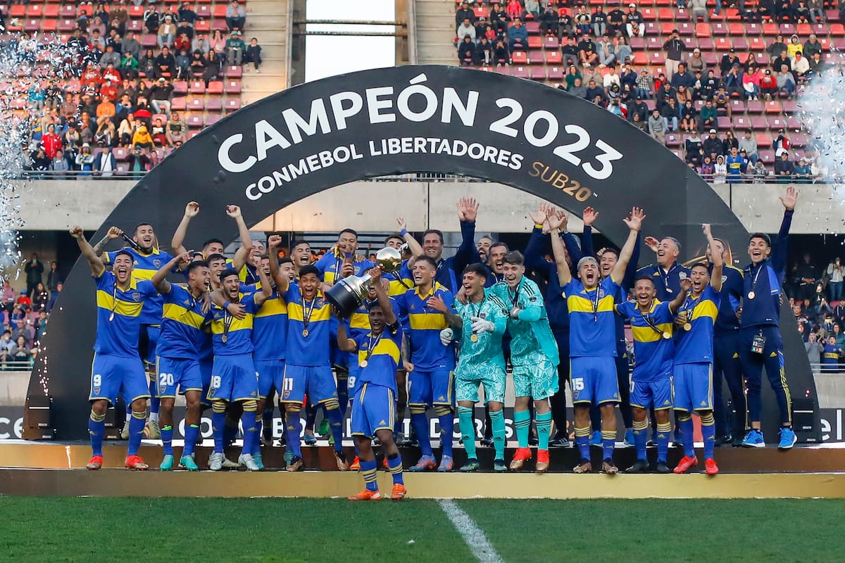 Los pibes de Boca levantan la primera Copa Libertadores Sub 20 de la historia del club