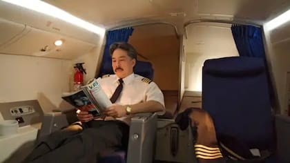 Los pilotos tienen su zona de descanso en la parte delantera del avión (Foto: Boeing)