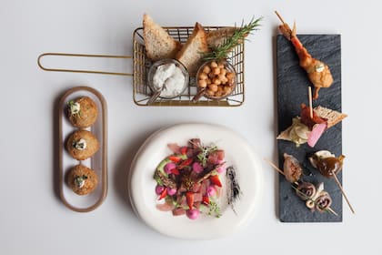 Los pintxos se inspiran en la cocina vasca de autor