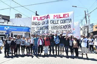 Los piqueteros activan un reclamo en La Matanza y exigen alimentos para los comedores comunitarios