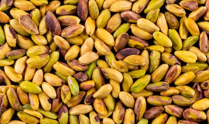 Los pistachos son los frutos secos que contienen el mayor índice de potasio