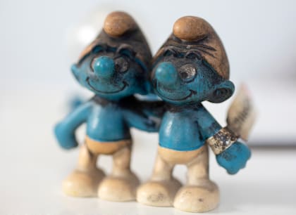 Los pitufos de Géminis se convirtieron en uno de sus preferidos. “Les tengo mucho cariño porque son uno de los pocos que se salvaron del incendio que sufrí en 2019, donde se quemó mi colección entera de 850 figuras”, explica.