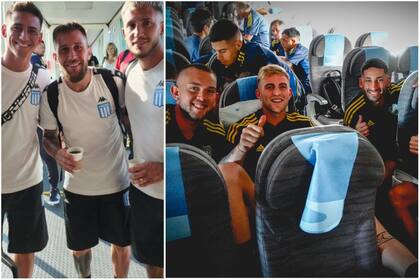 Los planteles de ambos equipos viajaron a Abu Dhabi en el mismo avión