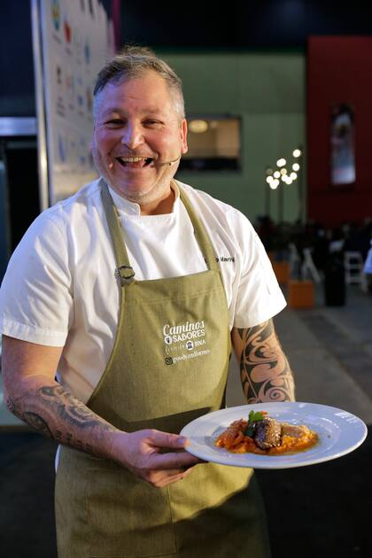 Los platos de Lucio Marini apelan a una cocina auténtica y sostenible, donde el producto es el verdadero protagonista