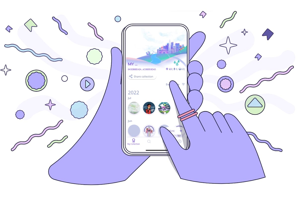 Los POAP son un estándar para registrar una "prueba de presencia", es decir, una forma de demostrar la asistencia a un show y almacenar en forma digital lo que antes era un ticket de cartón o una pulserita