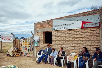 Los pobladores tienen un punto de encuentro, el Club Unión Vecinal Independiente de Gran China